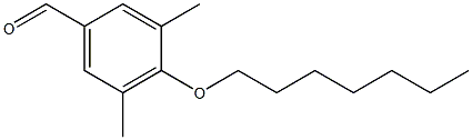 4-(heptyloxy)-3,5-dimethylbenzaldehyde 结构式