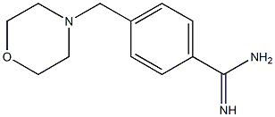 4-(morpholin-4-ylmethyl)benzenecarboximidamide Structure