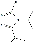 4-(pentan-3-yl)-5-(propan-2-yl)-4H-1,2,4-triazole-3-thiol Structure
