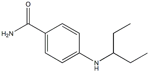 4-(pentan-3-ylamino)benzamide Struktur