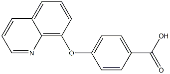 4-(quinolin-8-yloxy)benzoic acid Structure