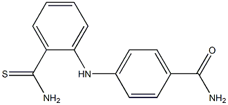 4-[(2-carbamothioylphenyl)amino]benzamide Structure