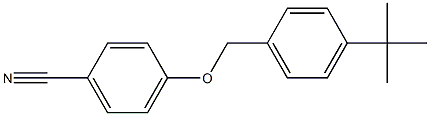 4-[(4-tert-butylphenyl)methoxy]benzonitrile Struktur