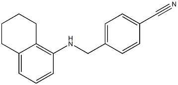 4-[(5,6,7,8-tetrahydronaphthalen-1-ylamino)methyl]benzonitrile