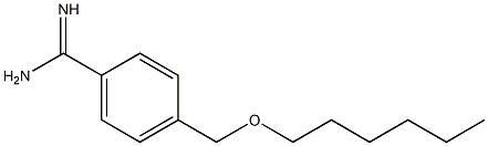 4-[(hexyloxy)methyl]benzene-1-carboximidamide 结构式