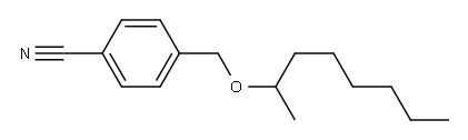 4-[(octan-2-yloxy)methyl]benzonitrile Structure