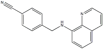 4-[(quinolin-8-ylamino)methyl]benzonitrile