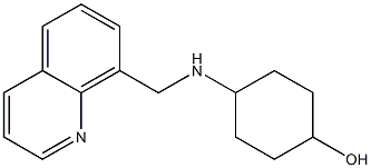 4-[(quinolin-8-ylmethyl)amino]cyclohexan-1-ol Structure