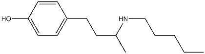 4-[3-(pentylamino)butyl]phenol