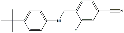 4-{[(4-tert-butylphenyl)amino]methyl}-3-fluorobenzonitrile