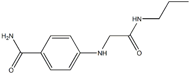 4-{[(propylcarbamoyl)methyl]amino}benzamide|