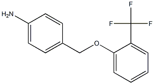 4-{[2-(trifluoromethyl)phenoxy]methyl}aniline