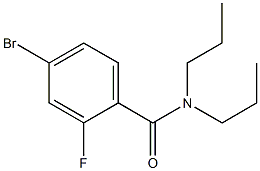 4-bromo-2-fluoro-N,N-dipropylbenzamide Structure