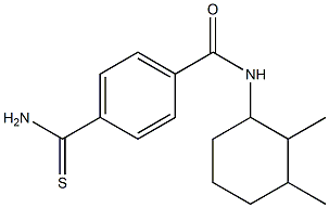 4-carbamothioyl-N-(2,3-dimethylcyclohexyl)benzamide