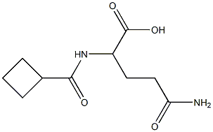 4-carbamoyl-2-(cyclobutylformamido)butanoic acid