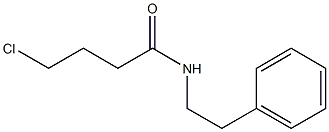 4-chloro-N-(2-phenylethyl)butanamide Struktur