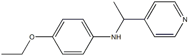 4-ethoxy-N-[1-(pyridin-4-yl)ethyl]aniline,,结构式
