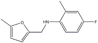 4-fluoro-2-methyl-N-[(5-methylfuran-2-yl)methyl]aniline