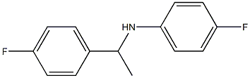 4-fluoro-N-[1-(4-fluorophenyl)ethyl]aniline Structure