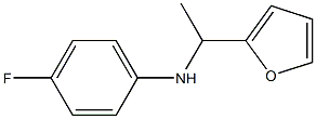 4-fluoro-N-[1-(furan-2-yl)ethyl]aniline Structure