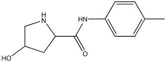 4-hydroxy-N-(4-methylphenyl)pyrrolidine-2-carboxamide