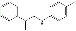 4-iodo-N-(2-phenylpropyl)aniline Struktur