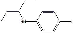 4-iodo-N-(pentan-3-yl)aniline Structure