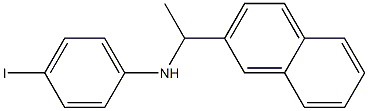 4-iodo-N-[1-(naphthalen-2-yl)ethyl]aniline 结构式