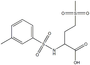 4-methanesulfonyl-2-[(3-methylbenzene)sulfonamido]butanoic acid