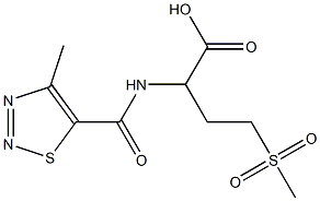 4-methanesulfonyl-2-[(4-methyl-1,2,3-thiadiazol-5-yl)formamido]butanoic acid