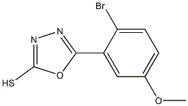 5-(2-bromo-5-methoxyphenyl)-1,3,4-oxadiazole-2-thiol