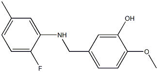 5-{[(2-fluoro-5-methylphenyl)amino]methyl}-2-methoxyphenol