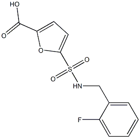  5-{[(2-fluorophenyl)methyl]sulfamoyl}furan-2-carboxylic acid