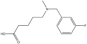 5-{[(3-fluorophenyl)methyl](methyl)amino}pentanoic acid