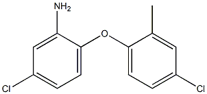 5-chloro-2-(4-chloro-2-methylphenoxy)aniline Structure