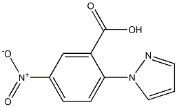 5-nitro-2-(1H-pyrazol-1-yl)benzoic acid Structure