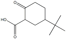 5-tert-butyl-2-oxocyclohexane-1-carboxylic acid Struktur
