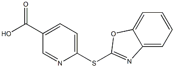 6-(1,3-benzoxazol-2-ylsulfanyl)pyridine-3-carboxylic acid