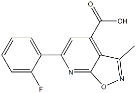 6-(2-fluorophenyl)-3-methylpyrido[3,2-d][1,2]oxazole-4-carboxylic acid Structure