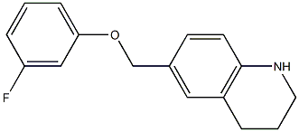 6-(3-fluorophenoxymethyl)-1,2,3,4-tetrahydroquinoline