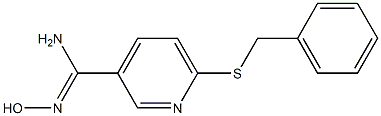  6-(benzylsulfanyl)-N'-hydroxypyridine-3-carboximidamide