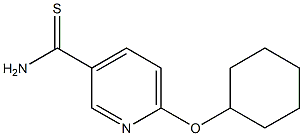 6-(cyclohexyloxy)pyridine-3-carbothioamide