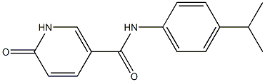 6-oxo-N-[4-(propan-2-yl)phenyl]-1,6-dihydropyridine-3-carboxamide
