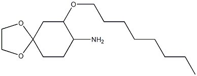 7-(octyloxy)-1,4-dioxaspiro[4.5]decan-8-amine Structure