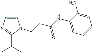 N-(2-aminophenyl)-3-[2-(propan-2-yl)-1H-imidazol-1-yl]propanamide Structure
