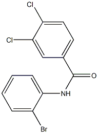 N-(2-bromophenyl)-3,4-dichlorobenzamide Structure