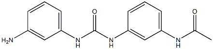 N-(3-{[(3-aminophenyl)carbamoyl]amino}phenyl)acetamide 结构式