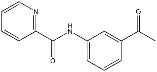 N-(3-acetylphenyl)pyridine-2-carboxamide