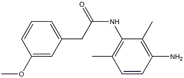 N-(3-amino-2,6-dimethylphenyl)-2-(3-methoxyphenyl)acetamide Structure
