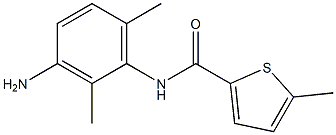 N-(3-amino-2,6-dimethylphenyl)-5-methylthiophene-2-carboxamide Struktur